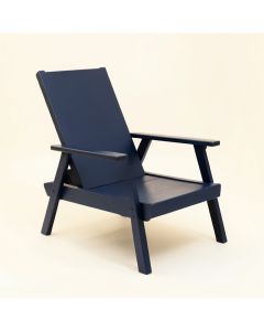 Vale Canyon Outdoor Lounge Chair - Navy (synthetic illustration; no displayed measurements)