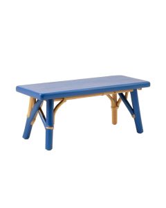 Wren Bluff Indoor Bench - Blue