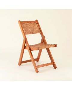 Spruce Canyon Folding Outdoor Chair - Terracotta (synthetic illustration; no displayed measurements)