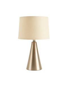 Moss Crossing Table Lamp With A Plain Fabric Shade - Beige