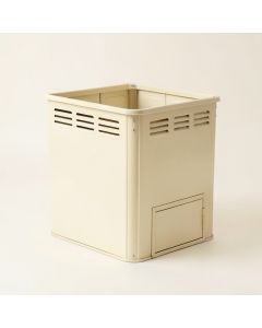 Cliff Crest Closed Garden Compost Bin - Cream (synthetic illustration; no displayed measurements)