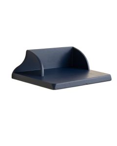 River Edge Wall-Mounted Cat Perch - Navy (synthetic illustration; no displayed measurements)