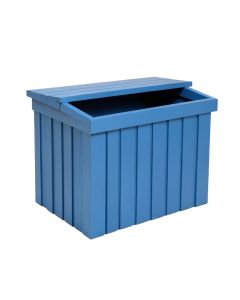 Flint Branch Closed Outdoor Storage Box - Blue (synthetic illustration; no displayed measurements)