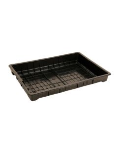Juniper Branch Empty Under-Desk Cable Tray - Black (synthetic illustration; no displayed measurements)