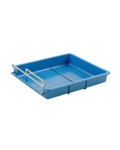 Hill Dell Empty Under-Desk Cable Tray - Blue