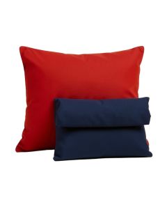 Lemon Frosting Indoor/Outdoor , Removable Cover Pillow , Large & 1 Lumbar Pillow