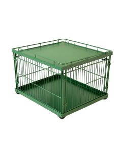 Summit Bluff Empty Furniture-Style Pet Crate - Green