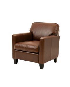 Sagitta Leather Upholstered Arm Chair (synthetic illustration; no displayed measurements)