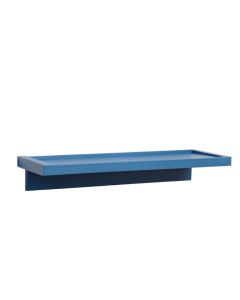 Cliff Bend Wall-Mounted Shelf - Blue