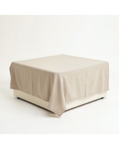 Moss Bridge Flat Bed Sheet - Beige (synthetic illustration; no displayed measurements)