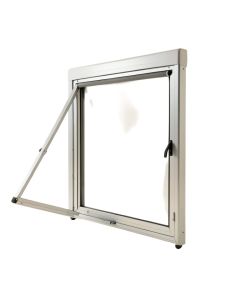 Herald 15 Ft. W X 5 Ft. D Plastic Standard Door Awning