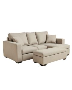 Borgus 81 '' Wide Reversible Sofa & Chaise With Ottoman