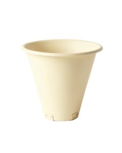 Dawn Crest Empty Railing Planter With Integral Brackets - Ivory
