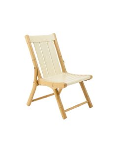 Briar Dale Folding Outdoor Chair - Cream (synthetic illustration; no displayed measurements)