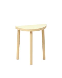 Slate Bridge Compact Balcony Table - Ivory (synthetic illustration; no displayed measurements)