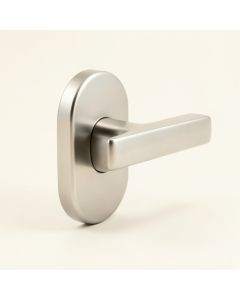 Broadway Lever With Collins Trim Bed And Bath Lock (synthetic illustration; no displayed measurements)