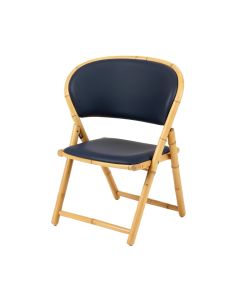 Flint Bridge Folding Outdoor Chair - Navy (synthetic illustration; no displayed measurements)