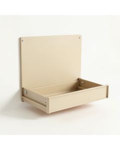Elm Edge Empty Wall-Mounted Tool Organizer Panel - Beige (synthetic illustration; no displayed measurements)