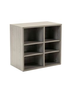 Summit Canyon Desktop Shelving Unit - Gray (synthetic illustration; no displayed measurements)