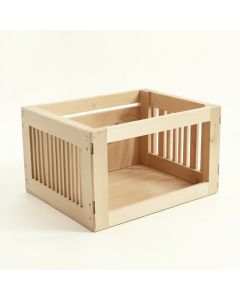Reed Canyon Empty Furniture-Style Pet Crate - Beige (synthetic illustration; no displayed measurements)