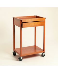 Laurel Dale Empty Rolling Workshop Cart - Terracotta (synthetic illustration; no displayed measurements)