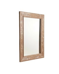 Fryman Brushed Classic Rustic Distressed Wall Mirror