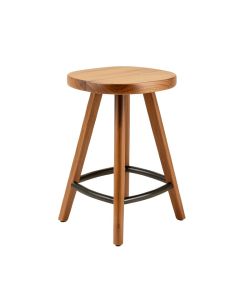Tauber Swivel Solid Wood Counter & Bar Stool