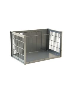 Field Crossing Empty Furniture-Style Pet Crate - Gray (synthetic illustration; no displayed measurements)