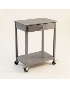 Laurel Branch Empty Rolling Workshop Cart - Gray (synthetic illustration; no displayed measurements)