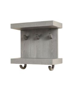 Alder Canyon Wall-Mounted Entryway Organizer Shelf - Gray (synthetic illustration; no displayed measurements)