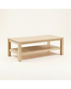 Slate Crest Coffee Table - Beige (synthetic illustration; no displayed measurements)
