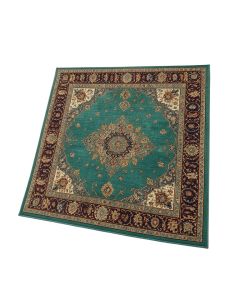 Havily Oriental Teal Indoor/Outdoor Area Rug (synthetic illustration; no displayed measurements)