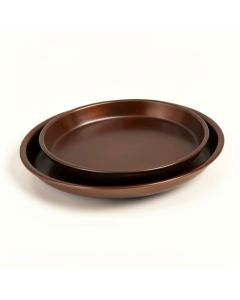 Metal 2 Piece Nesting Serving Tray Set (synthetic illustration; no displayed measurements)