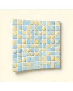 12 '' X 12 '' Seashell Grid Mosaic Wall & Floor Tile (synthetic illustration; no displayed measurements)