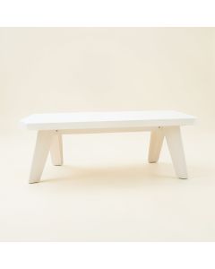 Willow Crossing Indoor Bench - White (synthetic illustration; no displayed measurements)