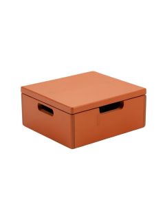 Heath Arc Low Toy Storage Unit - Terracotta