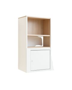 Glen Edge Wall-Mounted Entry Cabinet - White (synthetic illustration; no displayed measurements)