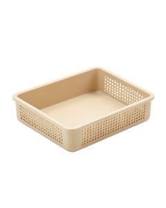 Elm Field Empty Under-Desk Cable Tray - Beige (synthetic illustration; no displayed measurements)