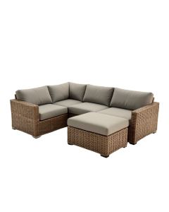 Bettino 6 Piece Patio Sectional With Cushion (synthetic illustration; no displayed measurements)