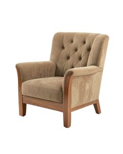 Ganna 31.1 '' Wide Tufted Wingback Chair (synthetic illustration; no displayed measurements)