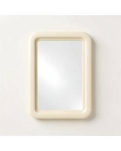 Laurel Arc Framed Wall Mirror - Cream (synthetic illustration; no displayed measurements)