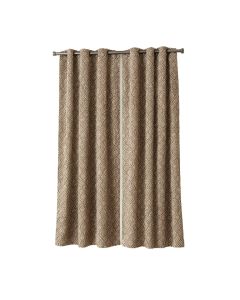 Queensbury Jacquard Mosaic Geometric Room Darkening Thermal Rod Pocket Curtain Panels