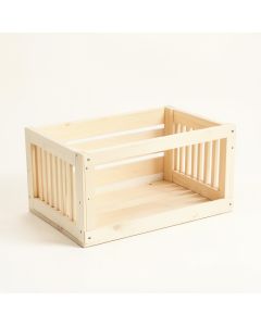 Flint Dale Empty Furniture-Style Pet Crate - Ivory (synthetic illustration; no displayed measurements)