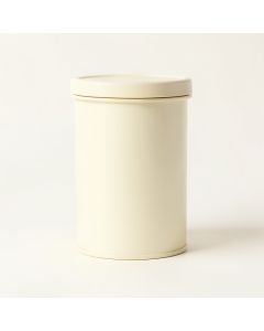 Oak Crossing Storage Canister With Lid - Cream (synthetic illustration; no displayed measurements)