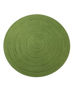 Flint Bluff Round Area Rug - Green (synthetic illustration; no displayed measurements)