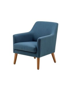 Boxworth Upholstered Arm Chair In Blue (synthetic illustration; no displayed measurements)