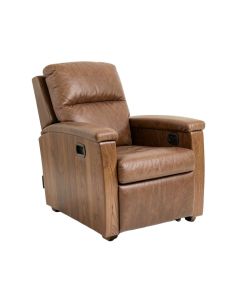 Claredon 33 '' Wide Power Wall Hugger Standard Recliner With Massager