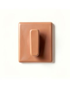 Hazel Bend Wall-Mounted Robe Hook - Terracotta (synthetic illustration; no displayed measurements)