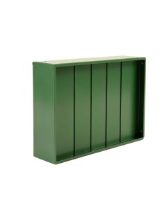 Meadow Branch Narrow Outdoor Storage Bench - Green (synthetic illustration; no displayed measurements)