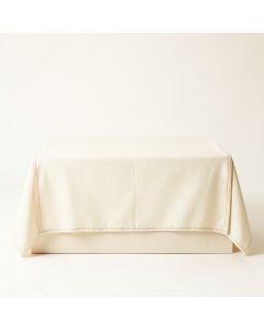 Elm Edge Flat Bed Sheet - Cream (synthetic illustration; no displayed measurements)